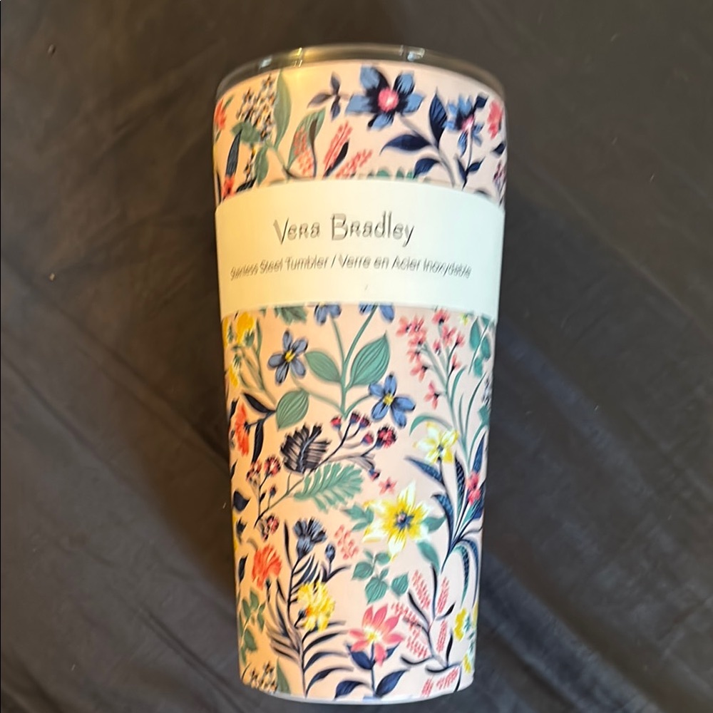 Vera Bradley Multicolor Floral Tumbler